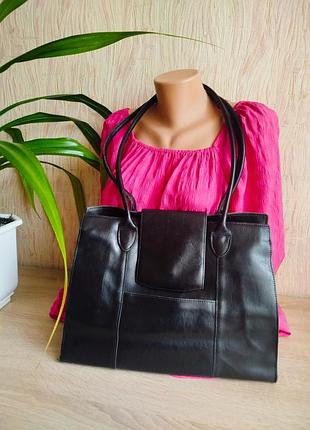 Женская кожаная большая сумка