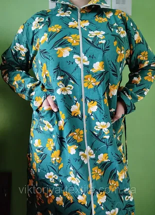 Халат теплий жіночий. натуральний. бавовна. узбекистан