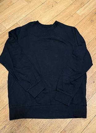 Базовий чорний світшот sinsay (men's collection) розмір l