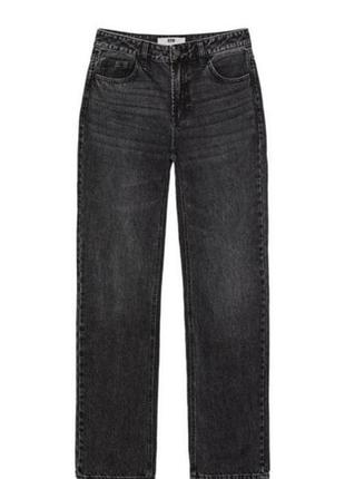 Новые серые черные джинсы стадивариус прямые 34 р