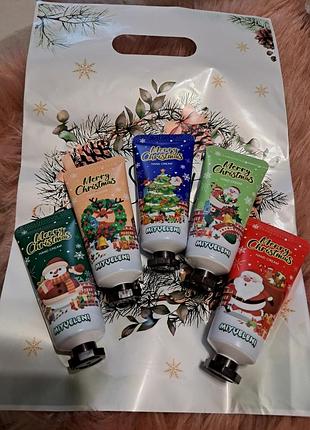 Набір різдвяних кремчиків для рук 5 шт.