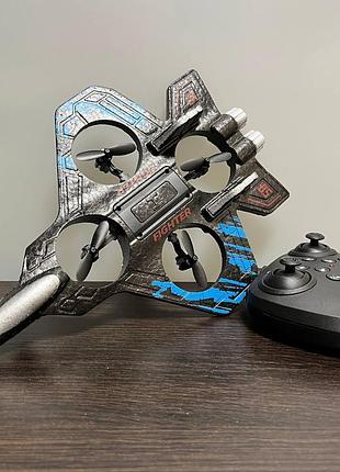 Игрушечный самолет на радиоуправлении | выполнен с пенопласта, подсветка, трюки 360°