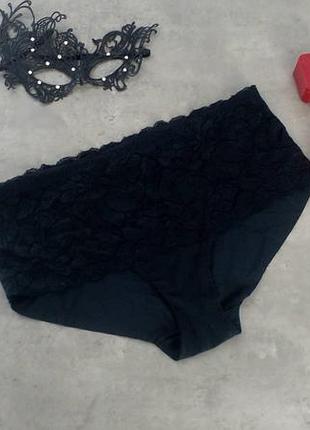 Черные кружевные трусики george