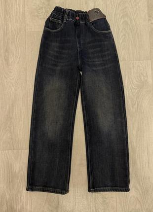 Утеплені джинси на дівчинку, зріст 140-146