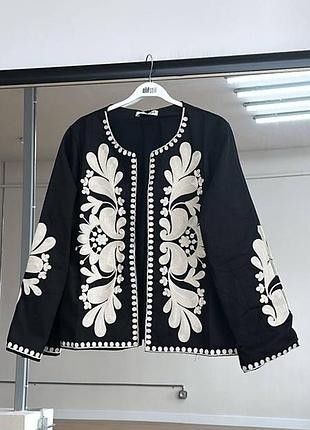 Накладной платеж ❤ турецкий пальтовой оверсайз пиджак жакет накидка вышиванка на подкладке