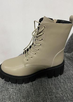 Шкіряні зимові черевики