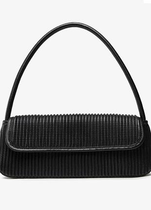 Сумка багет шкіра