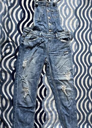 Джинсовий комбінезон croop