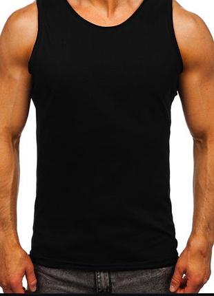 Майка базова чорна спортивна унісекс m&s p.l/хl 16/44