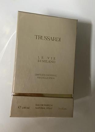 Парфюмированная вода унисекс аромат объем 100 мл trussardy le via di milano