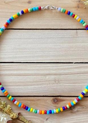 Модный чокер из бисера