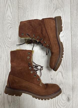 Натуральна замша ботінки