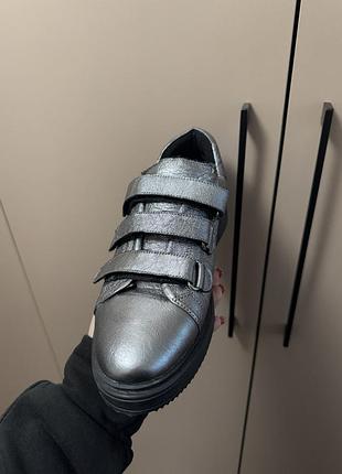 Лофери туфлі натуральна лазерна шкіра ортопед широка стопа