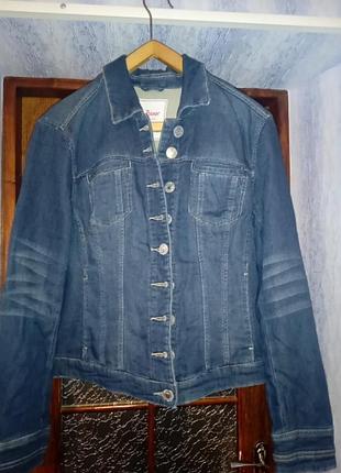 Куртка жіноча джинс  тепла р 48-50