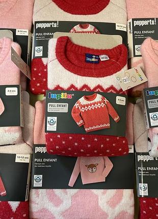 Новорічний светр для дівчинки, різдвяний светр для дівчинки