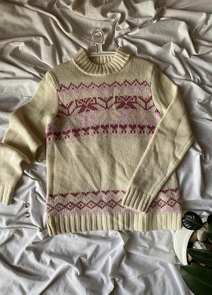 Женский свитер evie теплый в горном стиле s m