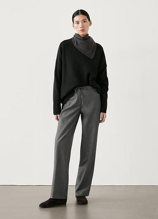 Фланелевые брюки massimo dutti