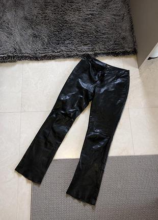 Натуральні шкіряні шкіра брюки штани натуральные кожаные штаны кожа