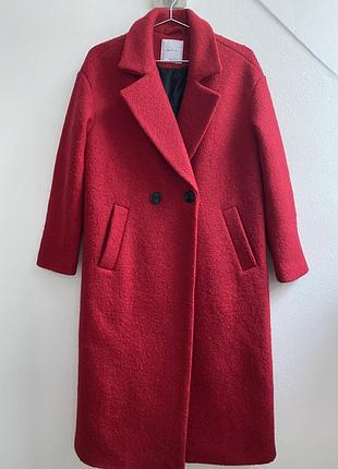 Пальто женское с шерстью в составе от бренда mohito