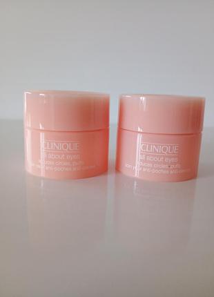 Крем для уменьшения темных кругов под глазами clinique all about eyes, 5 мл.