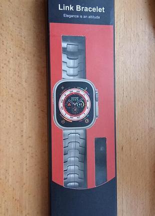 Стильный металлический ремешок link bracelet для apple watch (38/40/41/42/44/45/49 мм) – премиум качество!