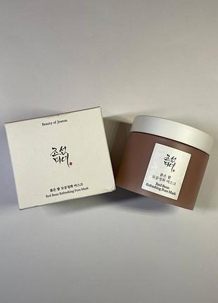 Beauty of joseon - глиняна маска для очищення пор - red bean refreshing pore mask - 140мл