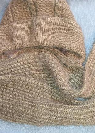 Тепла шапка капор