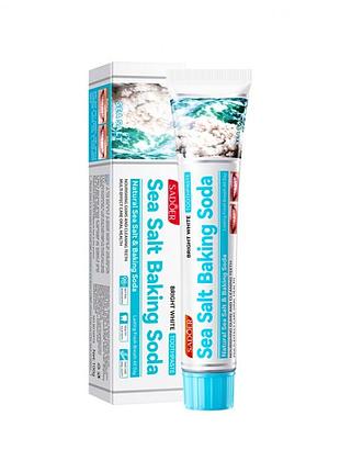 Зубная паста с морской солью и пищевой содой sadoer 100 г