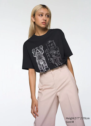 Kaws warhol ut графическая футболка uniqlo