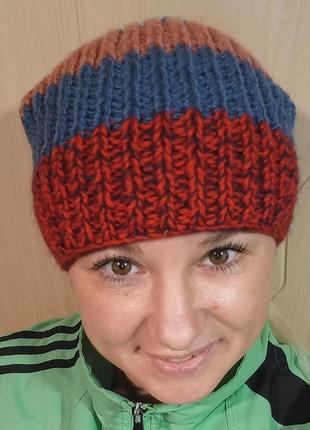 Широка пов'язка жіноча ручної роботи. напіввовна 54р.