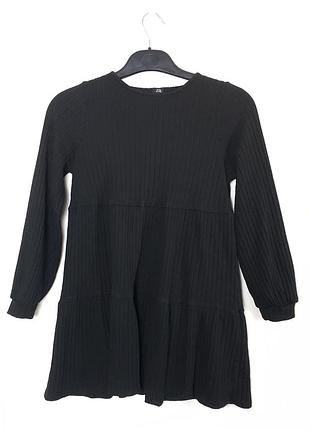 Чорна бавовняна сукня від river island розмір m/l