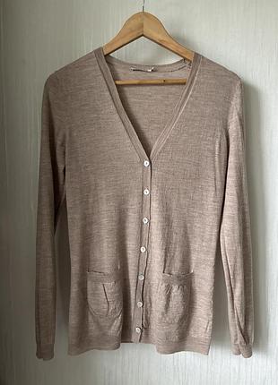 Кофта кардиган вовна кашемір термо