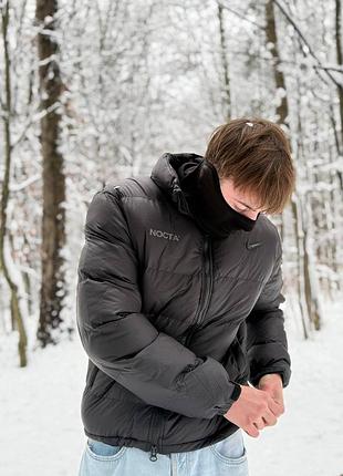 Nike nocta puffer jacket — black