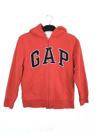Красный зип-худи детский утеплённый от gap kids