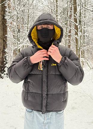 Corteiz bolo puffer jacket — black 2