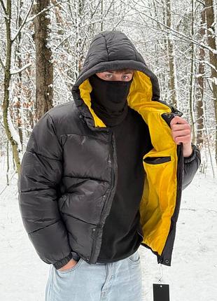 Corteiz bolo puffer jacket — black 3