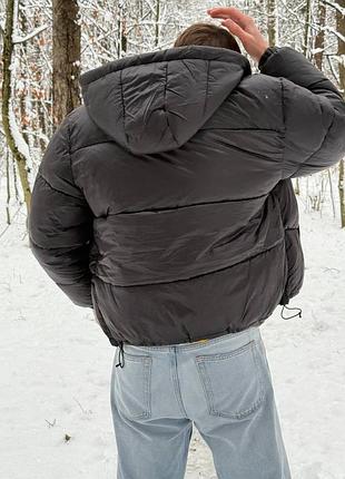 Corteiz bolo puffer jacket — black 4