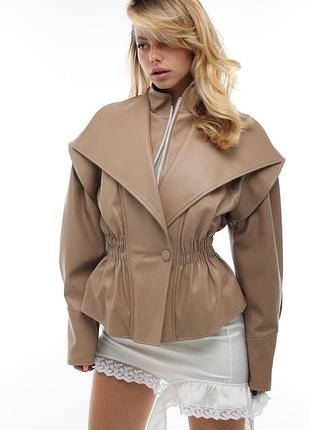 Стильна куртка з екошкіри 💛