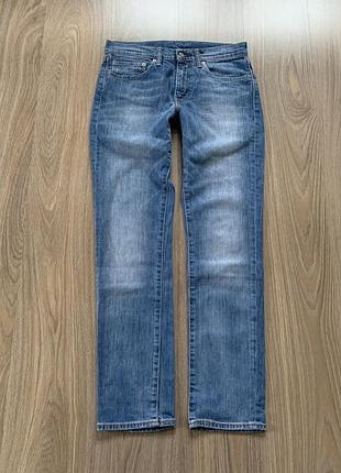 Мужские оригинальные голубые джинсы levis 511