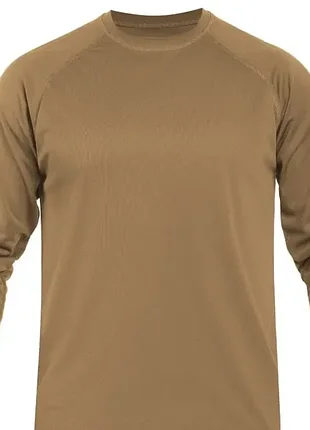 Летняя термо-рубашка мужская mil-tec, койот, м