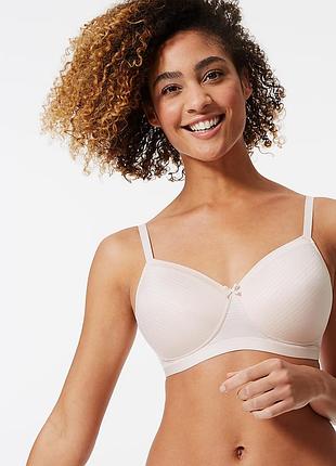 Свет розовый бюстгальтер фирмы marks and spencer размер 32d 70d