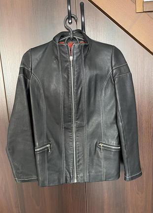 Шкіряний піджак жіночий (натуральна шкіра)