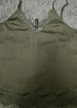 Майка в бельевом стиле.