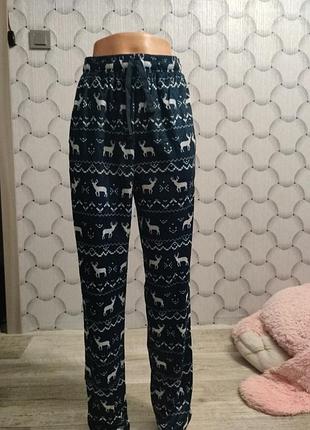 Мягкие теплые штаны для дома