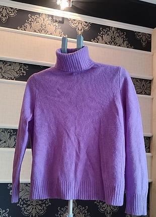 Гольф шерстяной теплий кофта под горло свитер светр зима 42 14 вовна вовни вовняний шерсти шерстяний шерсть зимній зиму м л l 46-48