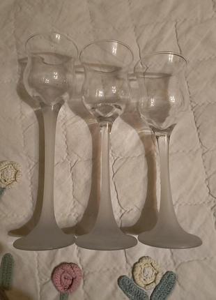 Три подсвечника с матовой ножкой party lite iced crystal trio ниметчина