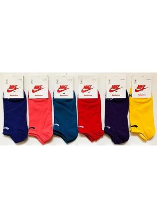 Женские короткие спортивные носки/ италия / one size1 фото