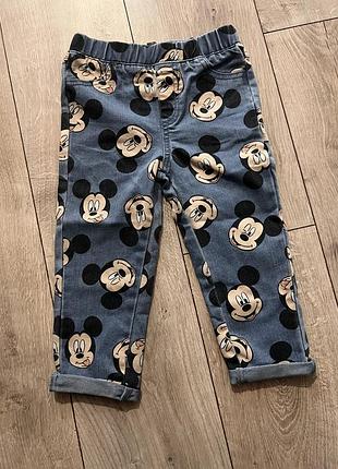 Штани джинси з мікі