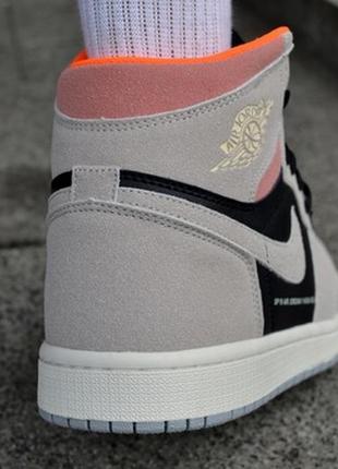 Nike air jordan 1 retro high grey 6