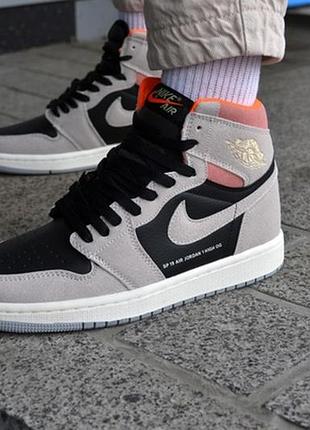 Nike air jordan 1 retro high grey 7
